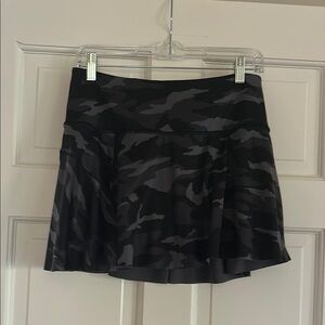 Black Camouflage Skirt